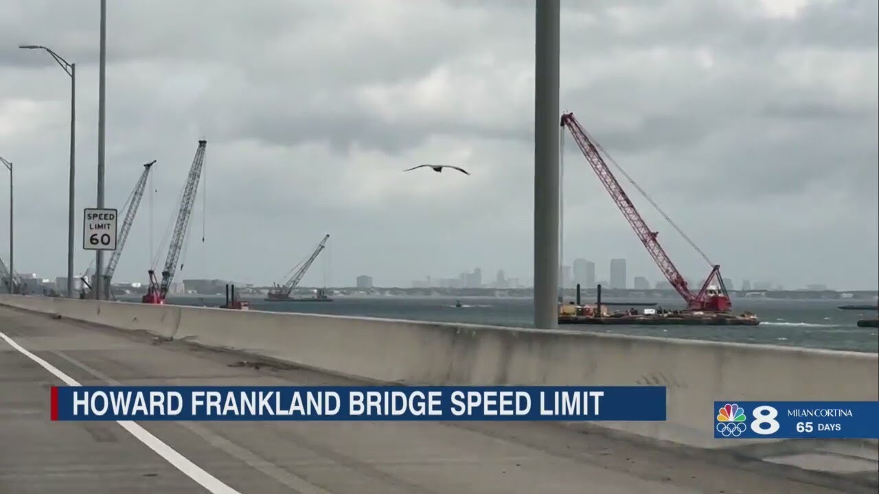 FDOT to lower speed limit on Howard Frankland Bridge