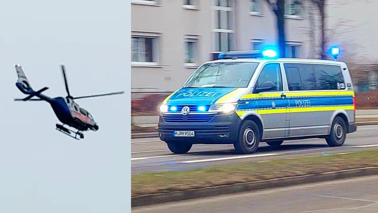 [Fahndung nach Gewaltdelikt] Polizeieinsatz in München-Waldtrudering