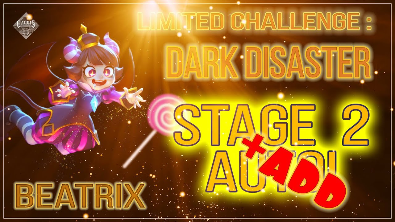 Lords Mobile - Limited Challenge Beatrix Petite Devil Stage 2 Full auto. New add set of heroes