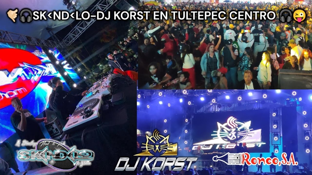SKANDALO DISCOTEQUE DJ KORST  EN TULTEPEC CENTRO 2024 SET HARD HOUSE Y HARDSTYLE EN VINYL