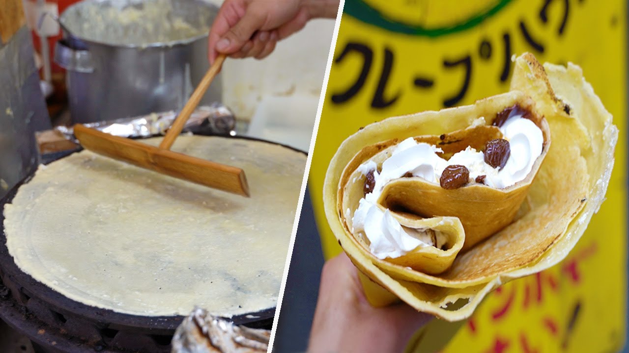 行列のできる老舗クレープ｜The Cheapest Crepe in Tokyo｜Japanese Street Food｜東京で一番安いクレープ｜吉祥寺 Corcus (サーカス)