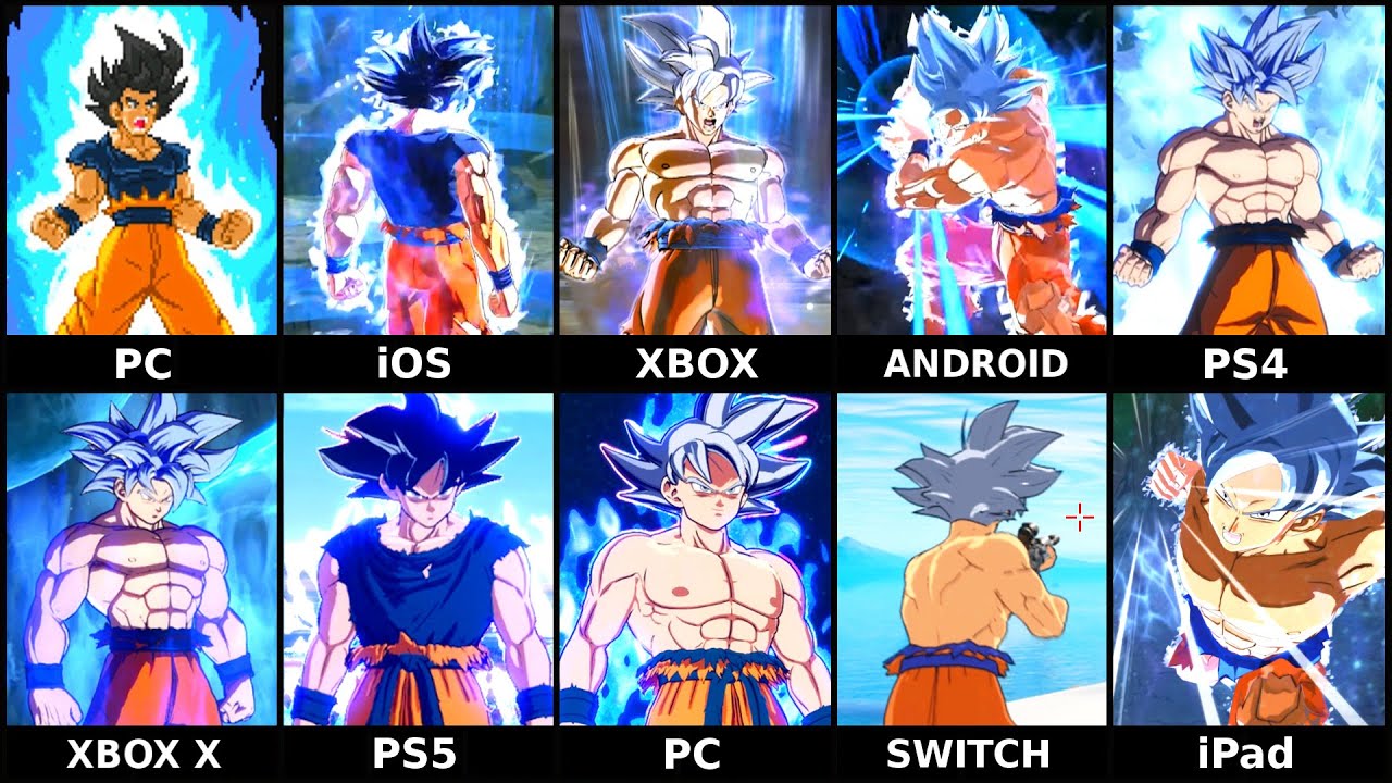 Evolution of Ultra Instinct Goku (2017~2025) 身勝手の極意