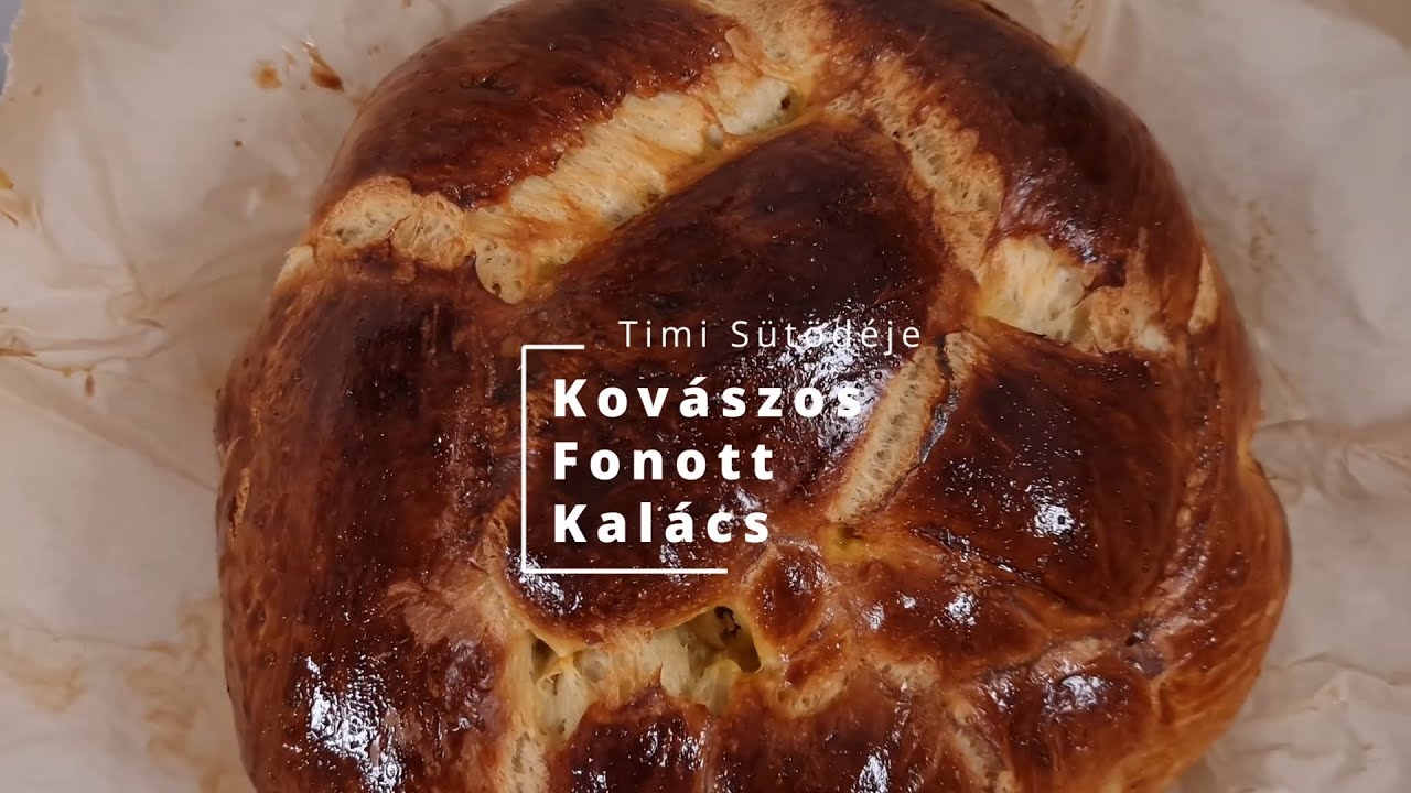 Kovászos Fonott Kalács - Timi Sütödéje
