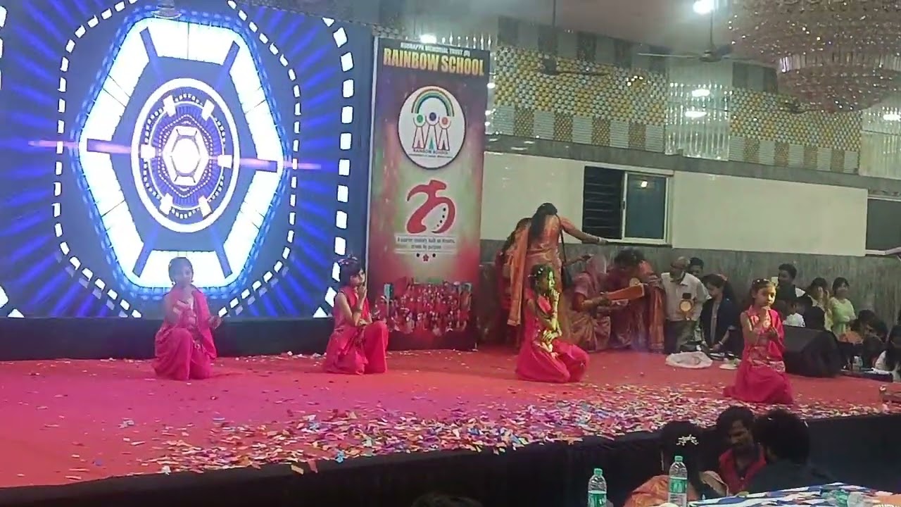 Sindhu dancing in annual function Rainbow School 2026