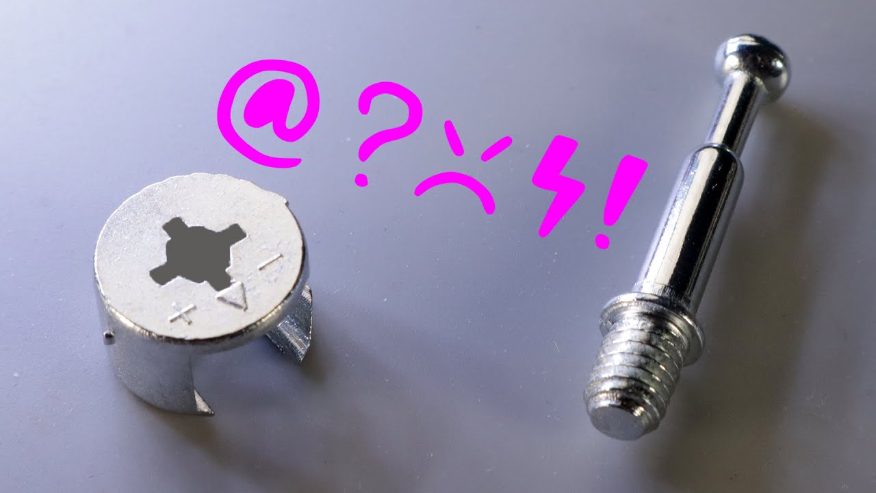 Kit Furniture Assembly using Cam Locks