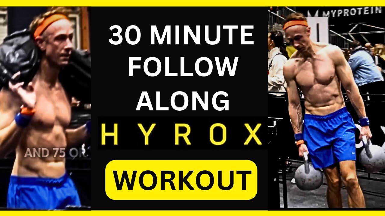 30 MINUTE HYROX TRAINING FOLLOW ALONG WORKOUT