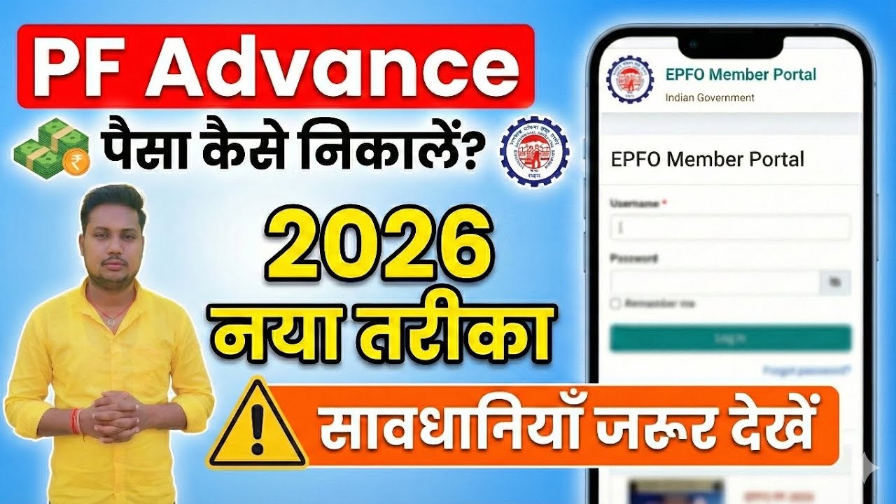 👉 PF Advance पैसा कैसे निकालें | 2026 नया तरीका | जरूरी सावधानियाँ