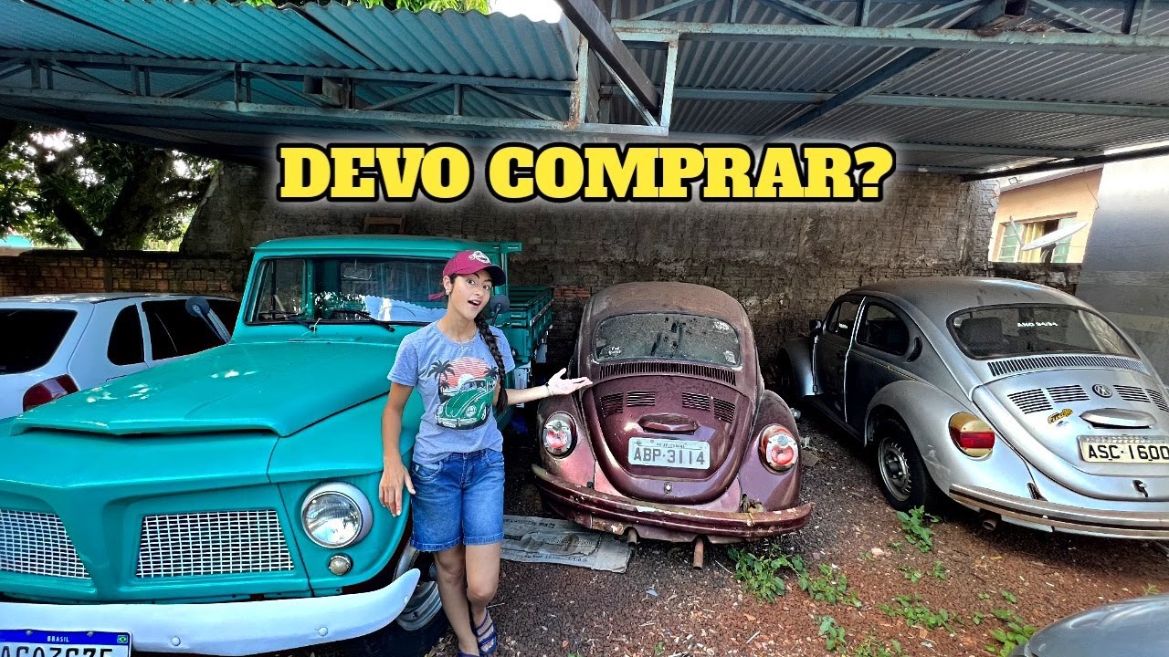 ACHAMOS VÁRIOS CARROS ANTIGOS!