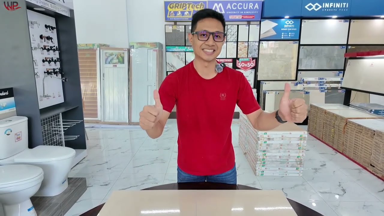 Review Keramik Cutting Rasa Granit 50x50 Polos Cream - Look Granit Glossy Mewah!