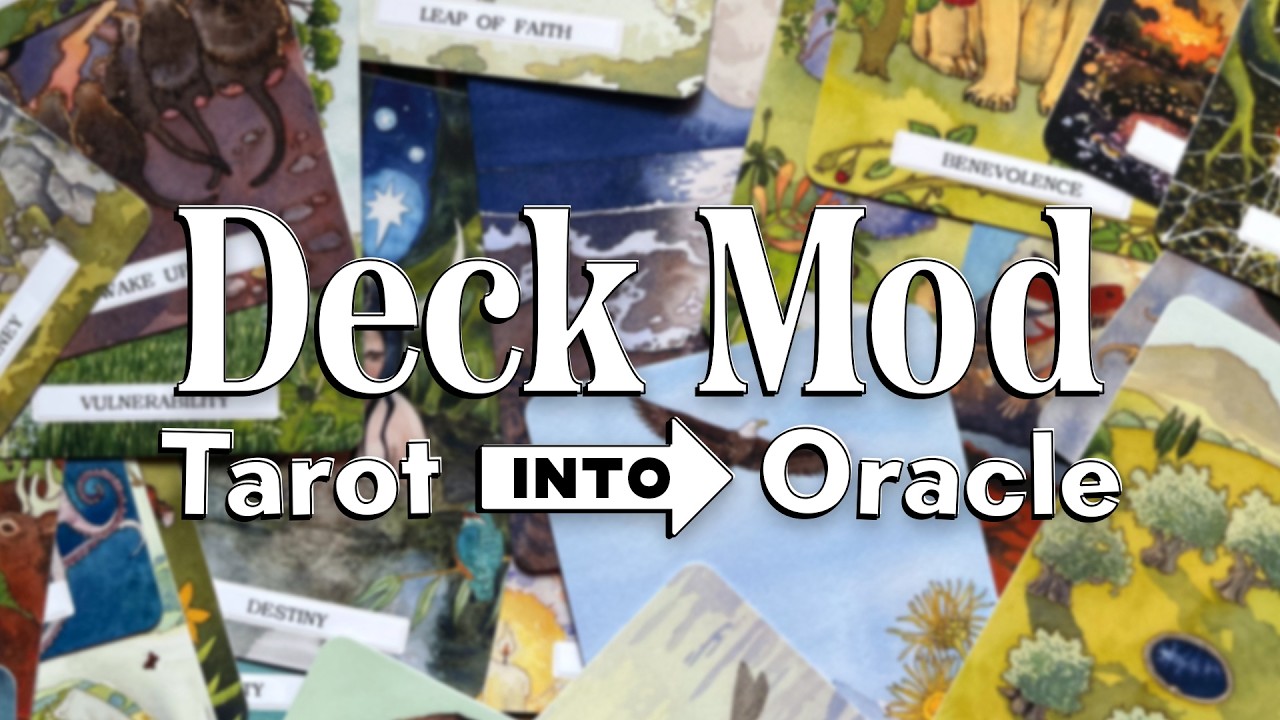 From Tarot to Oracle 🎨 Modding The Witches’ Wisdom Tarot Deck