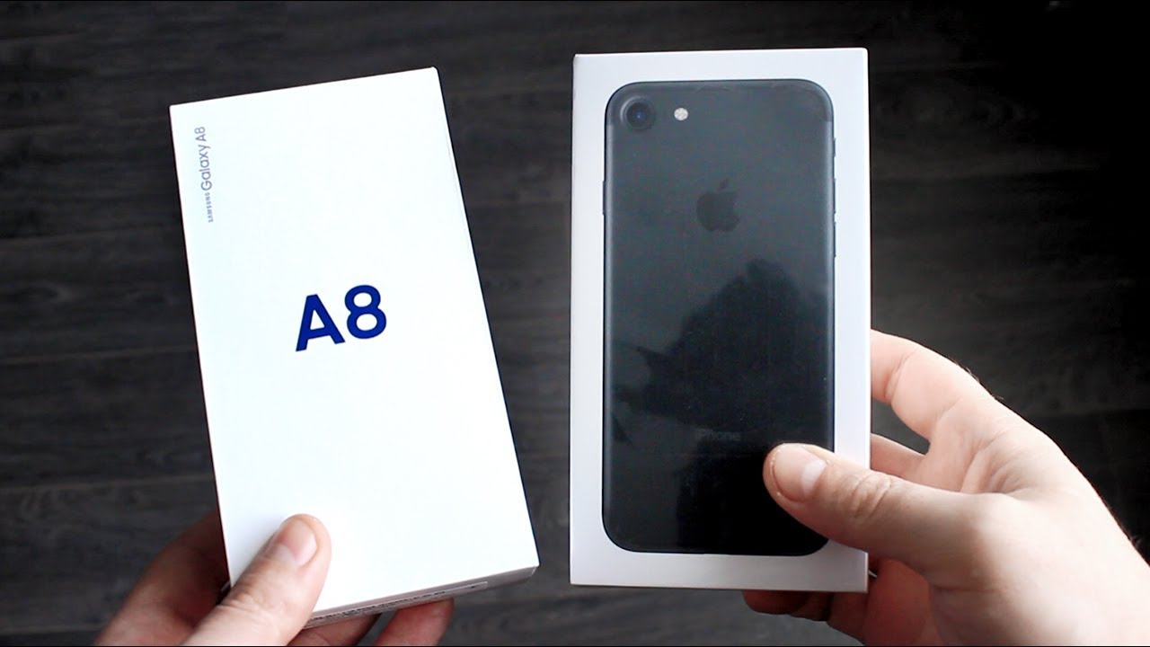 Galaxy A8 2018 vs iPhone 7 - Что Выбрать?
