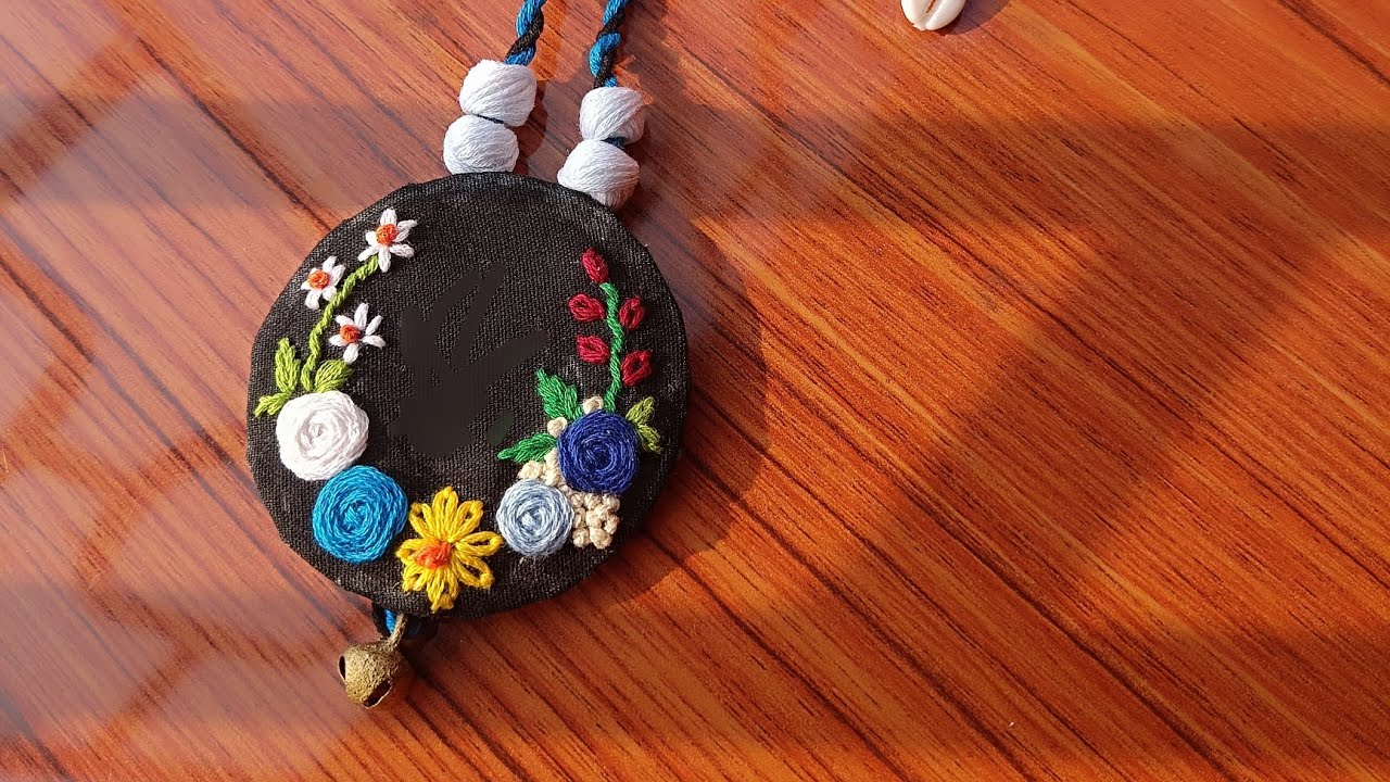 Handmade jewellery set||embroidery jewellery #handbroidery #jewellery #trending #youtubevideo #viral