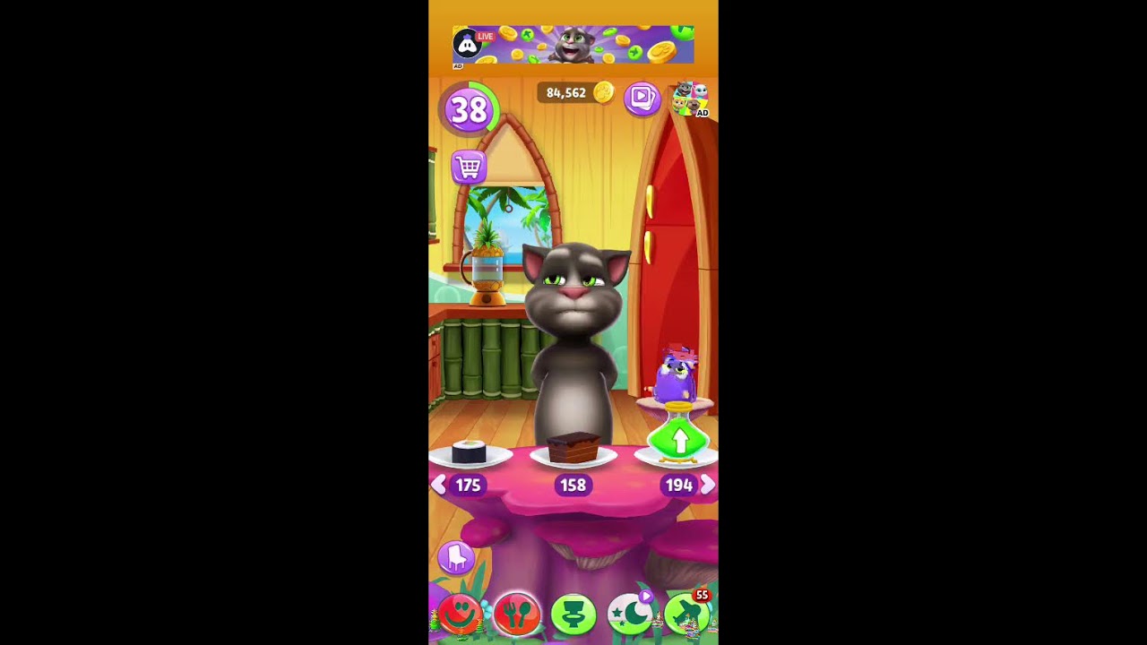 LIVE Talking Tom #Shortvideo #funny #Vial