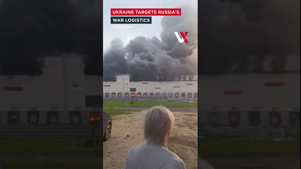 Russia Hit By Major Ukrainian Drone Attack, Wildberries Warehouse Evacuated | VERTEX