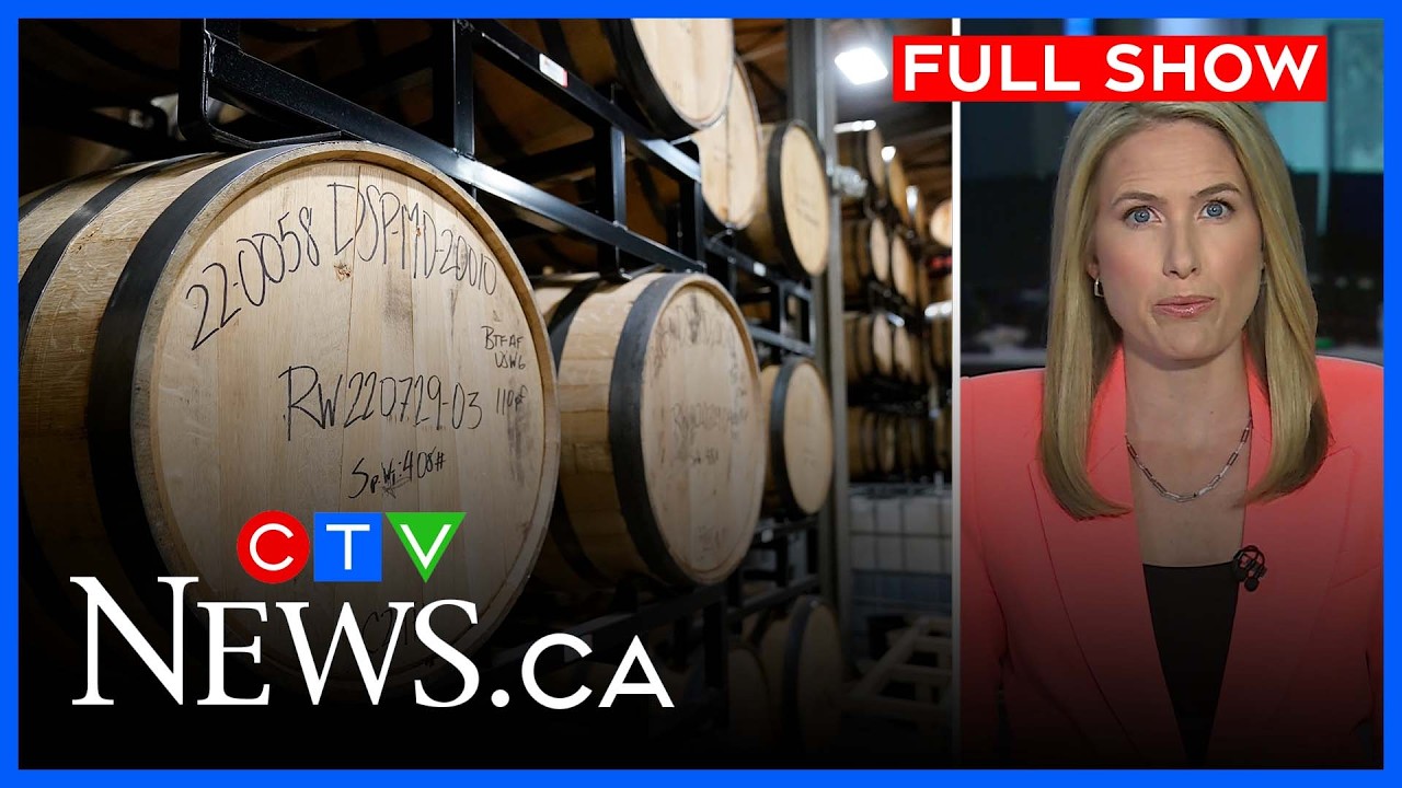 Новые попытки вернуть американский алкоголь в Канаду | CTV National News в 17:30 за 10 июля 2026 г.