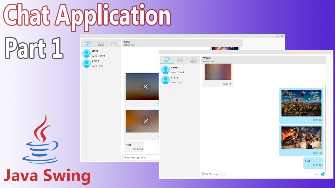 Java - Chat Application ( Part 1 )