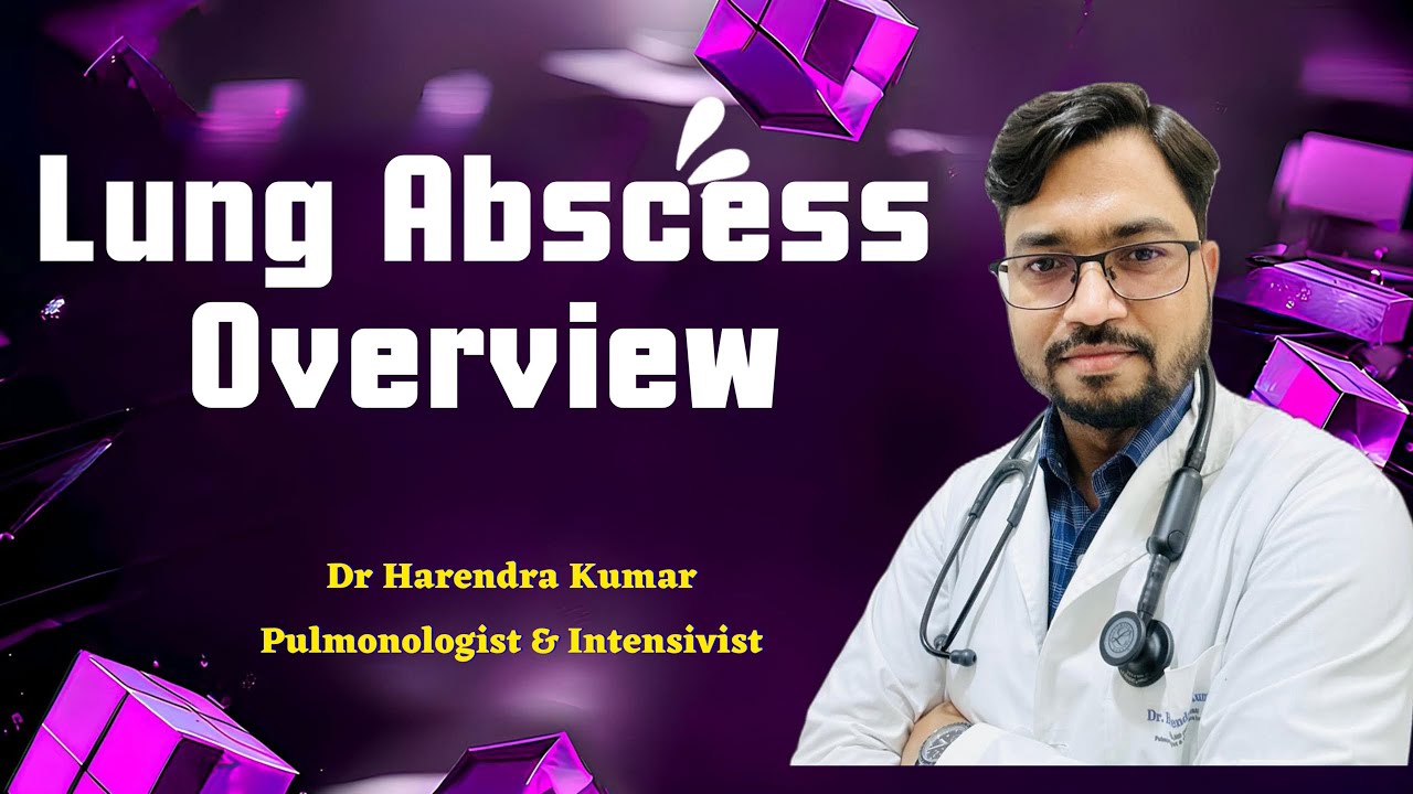 Air fluid level -Lung Abscess 