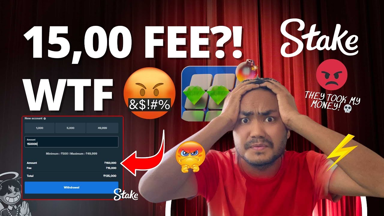 They Took ₹1,500 From My ₹10,000 Withdrawal | Stake