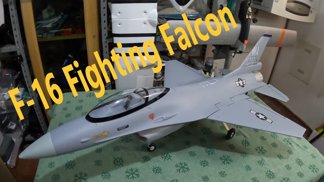 F-16 FIGHTING FALCON. 70MM EDF. HOOKLL MODEL. UNBOXING.