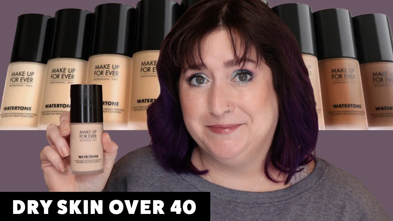 MAKE UP FOR EVER WATERTONE FOUNDATION | Dry Skin Review & Wear Test