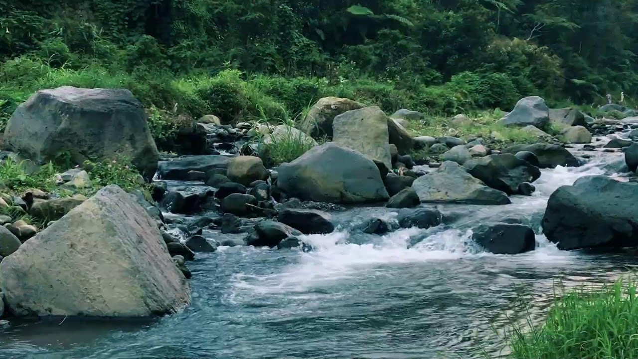 Gentle Waterfall with Meditative Vibes for Focus & Calm Mind