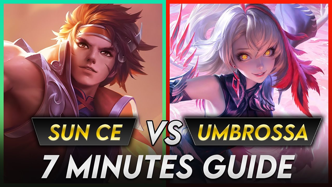 SUN CE vs UMBROSSA: 7 Minutes Clash Lane Tutorial | Honor of Kings 🇨🇳
