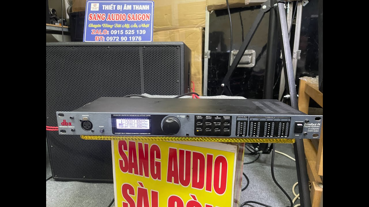 Crossover Dbx DriveRack DA Vừa Về Tại Sang Audio