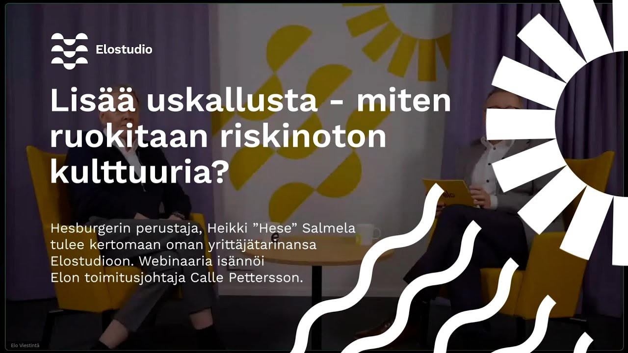 Lisää uskallusta  -  miten ruokitaan riskinoton kulttuuria