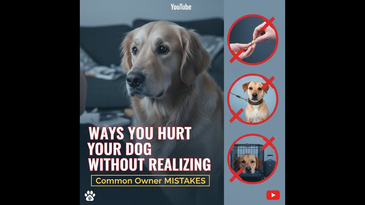 Ways You Hurt Your Dog Without Realizing (Common Owner Mistakes)