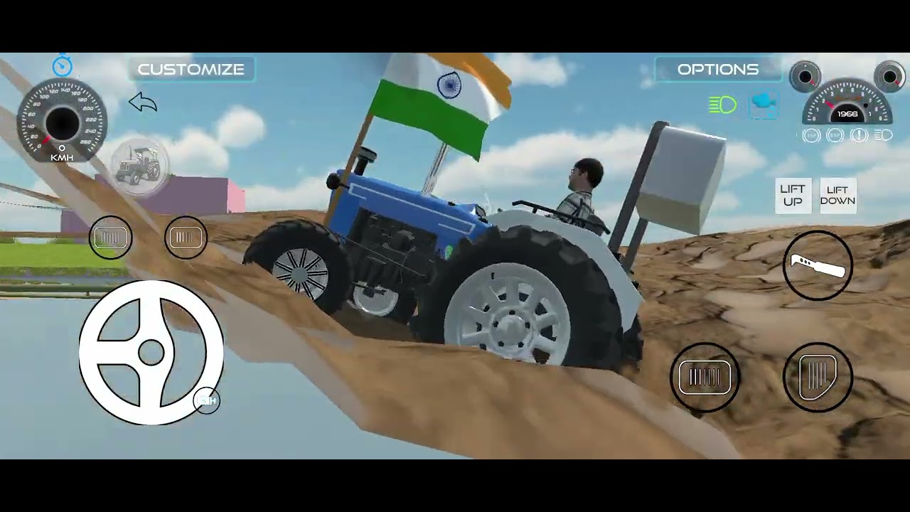Indian farming 3D game //🌿🍓| swaraj sonalika 🥭 holland trecter //🌾 gameplay #trector #gaming 