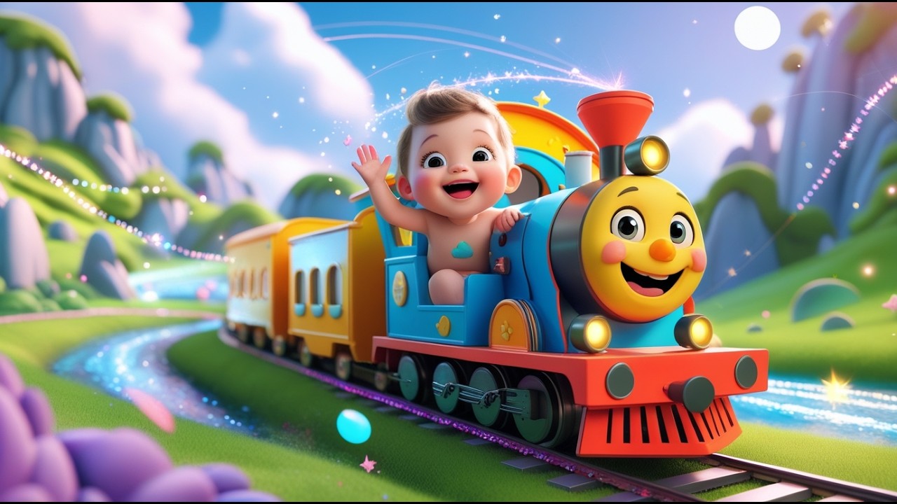 Choo Choo Talking Train Fun 🚂🎵 | Learn Letters & Sounds for Kids | Fun Preschool Learning