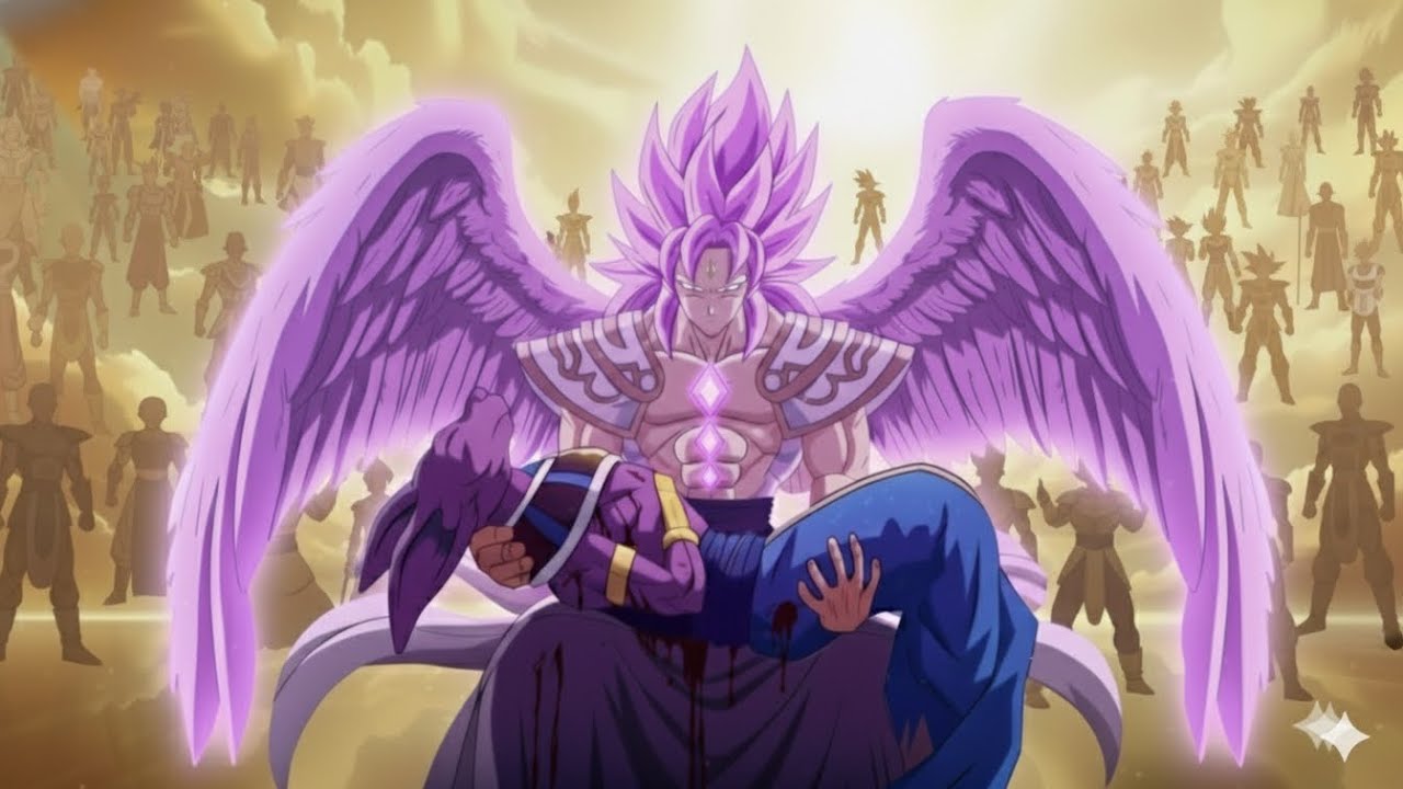 GOKU COMBINES THE PURE ULTRA EGO AND MANAGES TO FACE THE ANGELS, THE POWER OF GOKU PURPLE INSTINCT 3