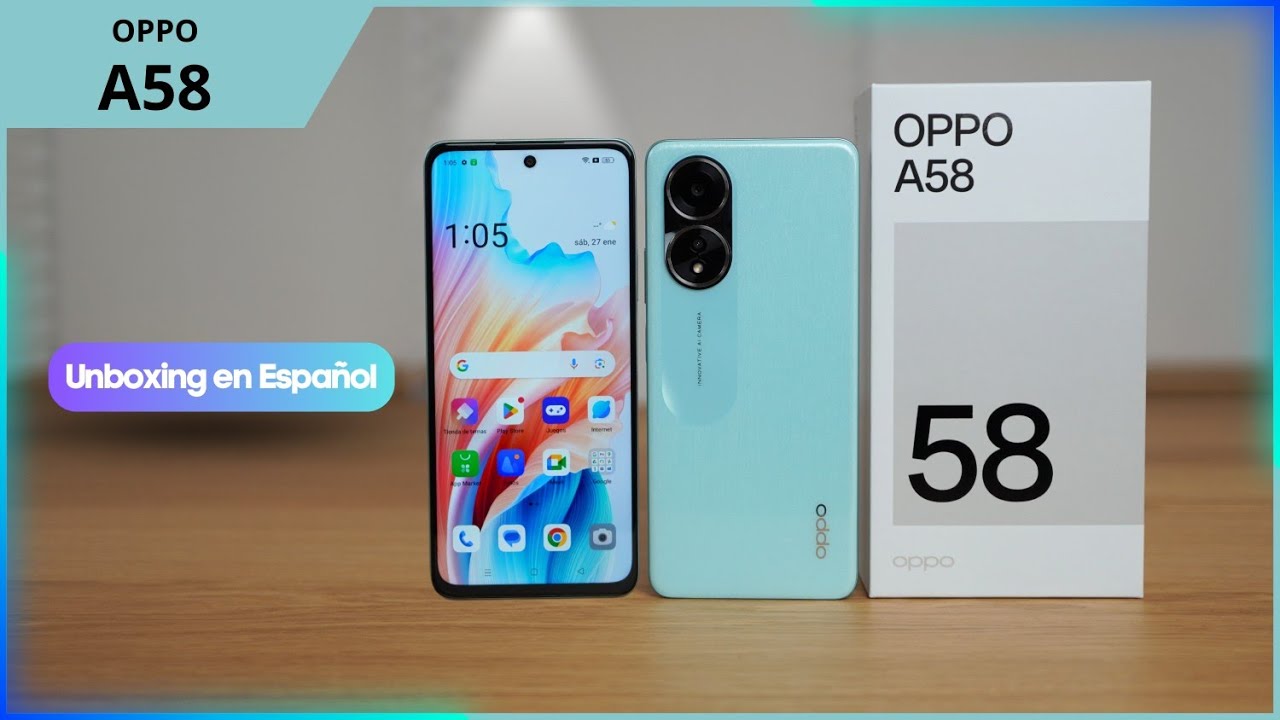Oppo A58 Unboxing en Español