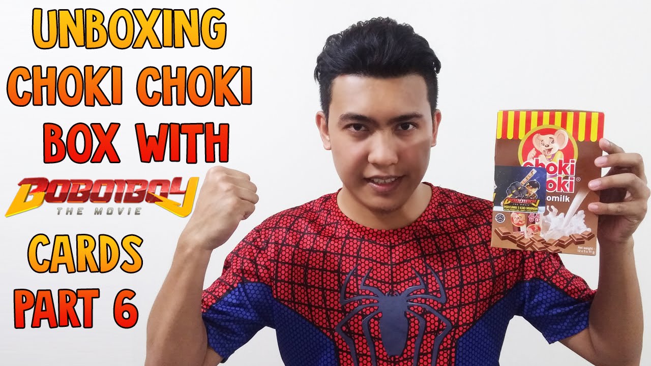 WHOAAAA!!!!!! SUPER RAREEE CARD!  Unboxing Choki Choki Box With Boboiboy The Movie Cards Part 6