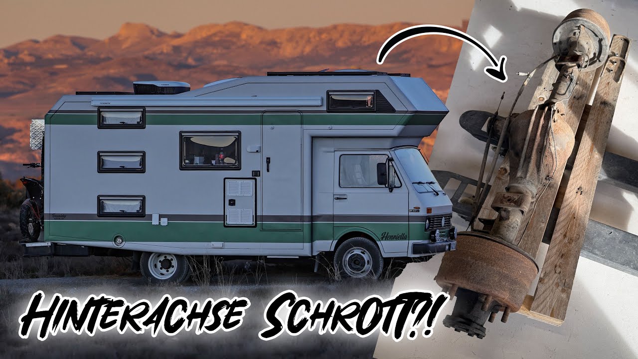 Die Hinterachse vom VW LT Oldie macht Stress 😩