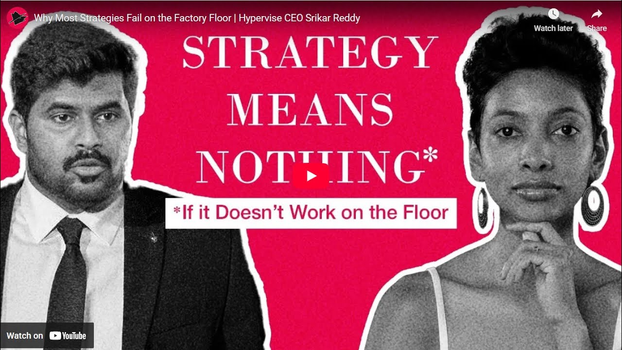 Why Strategy Breaks Down on the Factory Floor | Eternal Robotics CEO Srikar Reddy