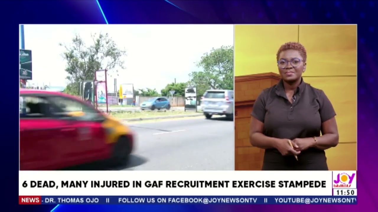 Six de@d, several injured in stampede at Ghana Armed Forces recruitment exercise