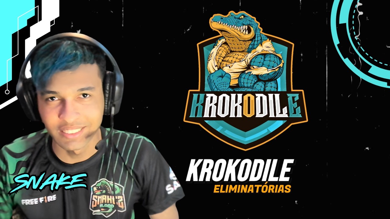 ELIMINATÓRIAS KROKODILE - FINAL | 24/02/26 | FREE FIRE AO VIVO