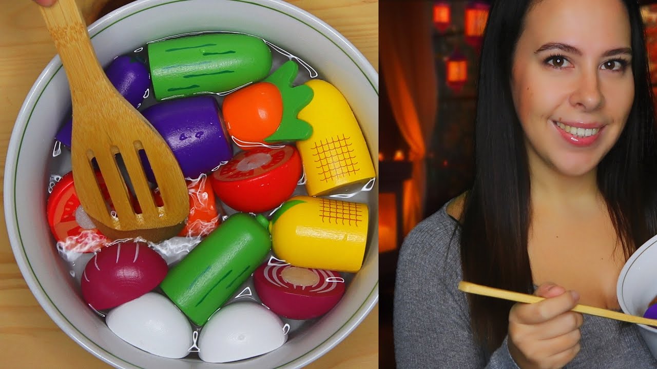ASMR Wooden Soup | Il Trigger Più Popolare 🍲🌿