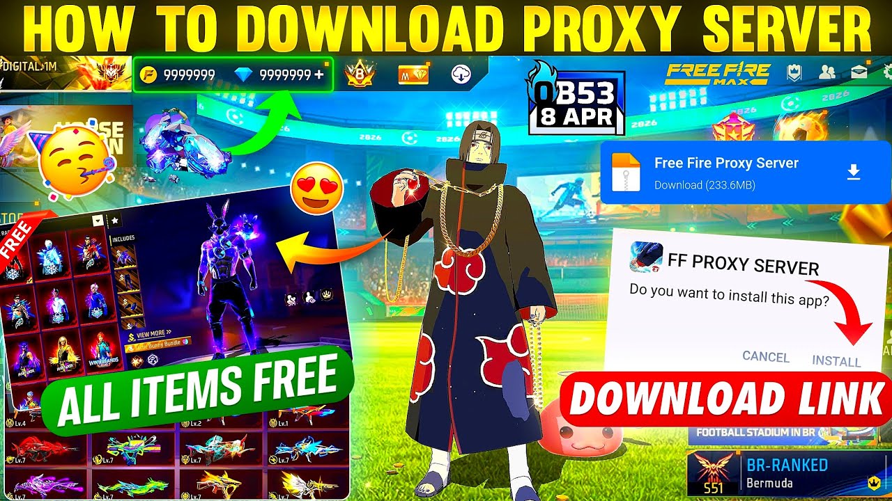 How To Download Proxy Server In Free Fire 💯😱🔥 | Free Fire Proxy Server | Proxy Server Free Fire