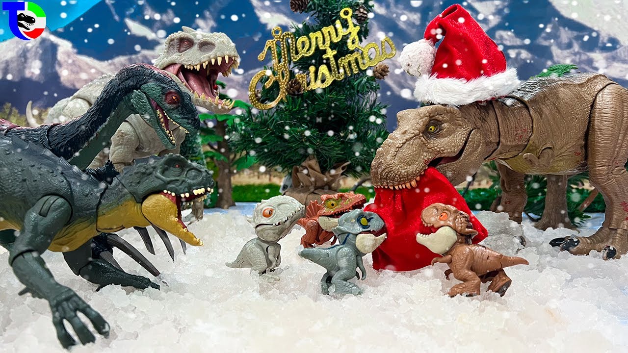 UNSETTLED CHRISTMAS at Dinosaur Island🎄Special Episode|Jurassic World Toy Movie🦖🦖🦖