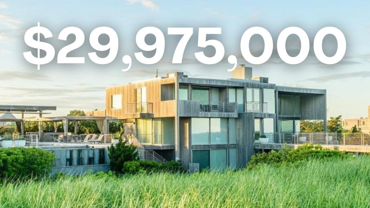 Tour this $29,975,000 Oceanfront Estate in The Hamptons (Bridgehampton), New York