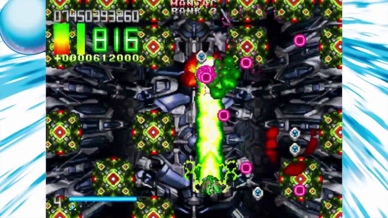 Fast Striker rare True Last Boss run (1cc Maniac mode)
