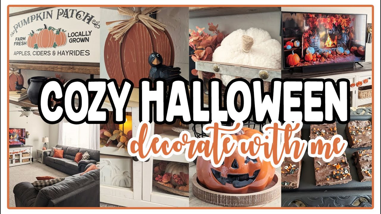 🎃 2023 COZY & SIMPLE HALLOWEEN DECORATE WITH ME│HALLOWEEN DECORATING IDEAS & INSPIRATION│HOME DECOR