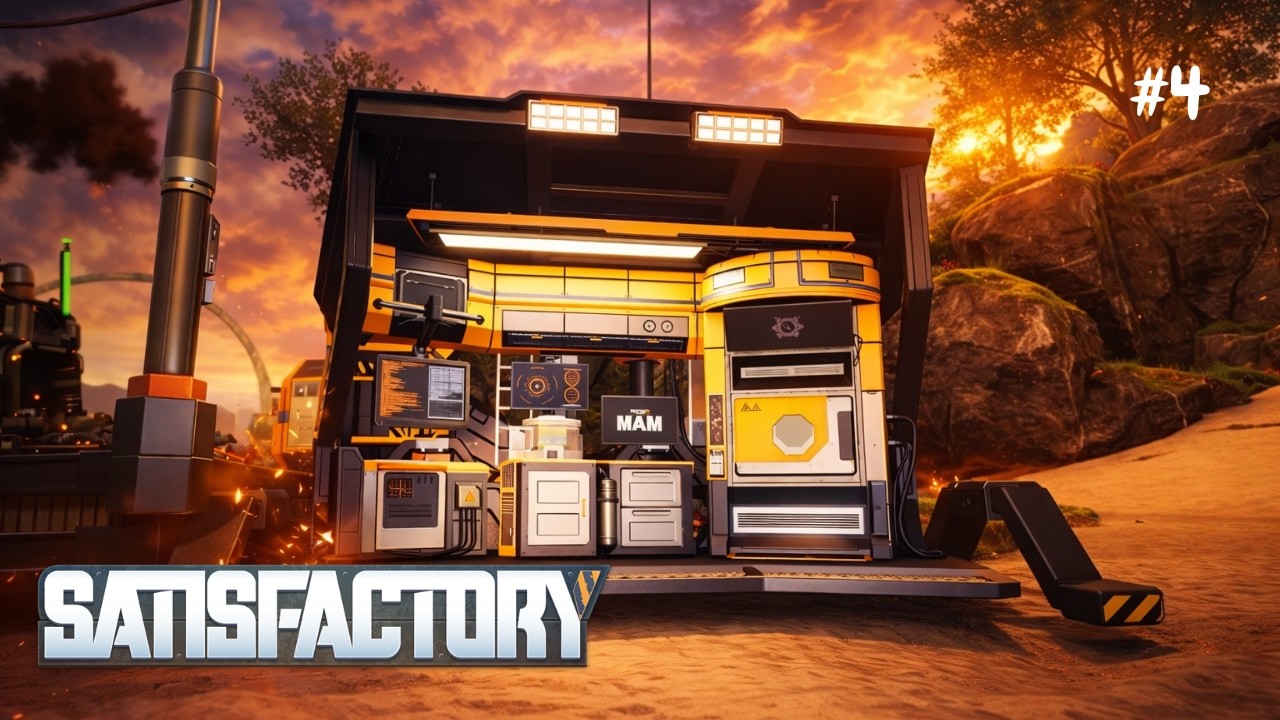 Satisfactory – Épisode 4 | Amélioration usine fer et construction spatiale ⚙️🔥