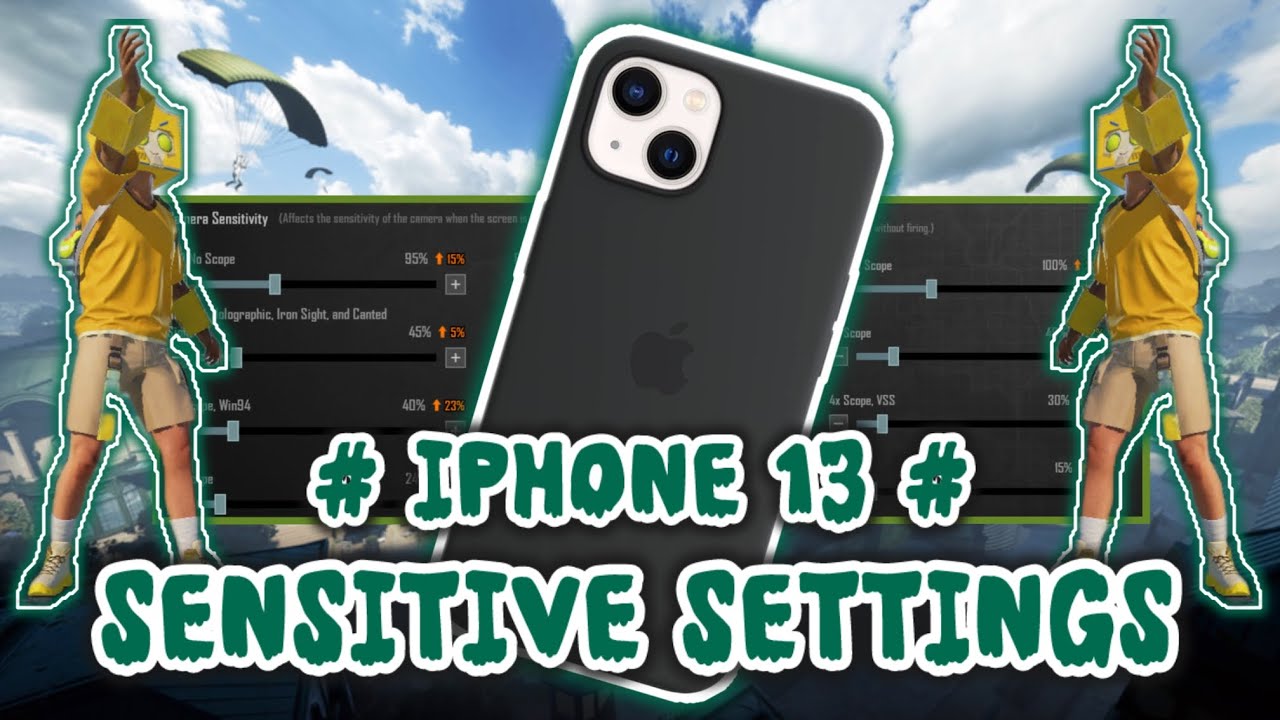 iPhone 13 PUBG Sensitivity Settings 🔥 | NO RECOIL & Laser Accuracy (2025)