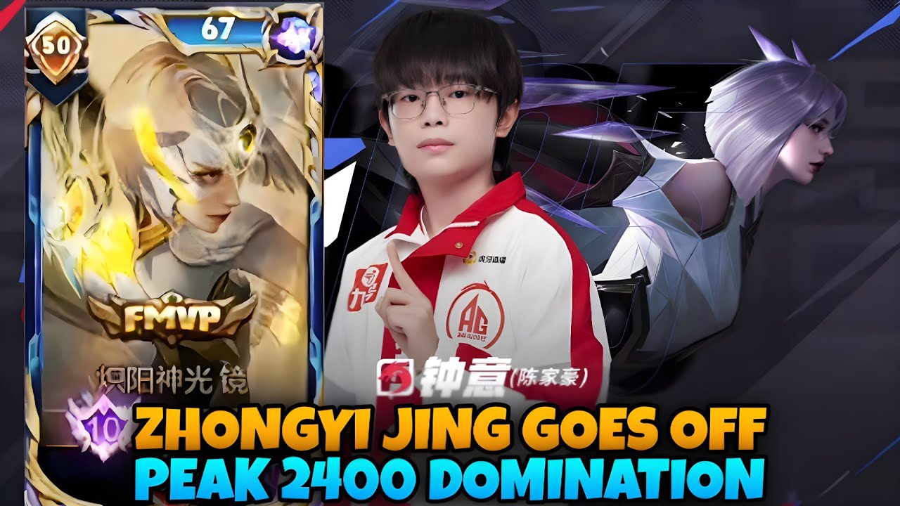 ZHONGYI JING AT PEAK 2400 🤫 CALCULATED OUTPLAYS AND INSANE TIMING STRIKES | HONOR OF KINGS