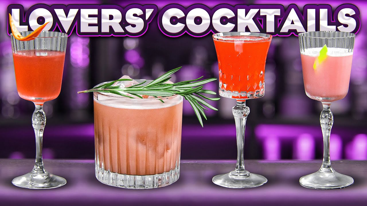 Valentine’s Day Cocktails ❤️ 4 easy delicious cocktails @TheDrCork