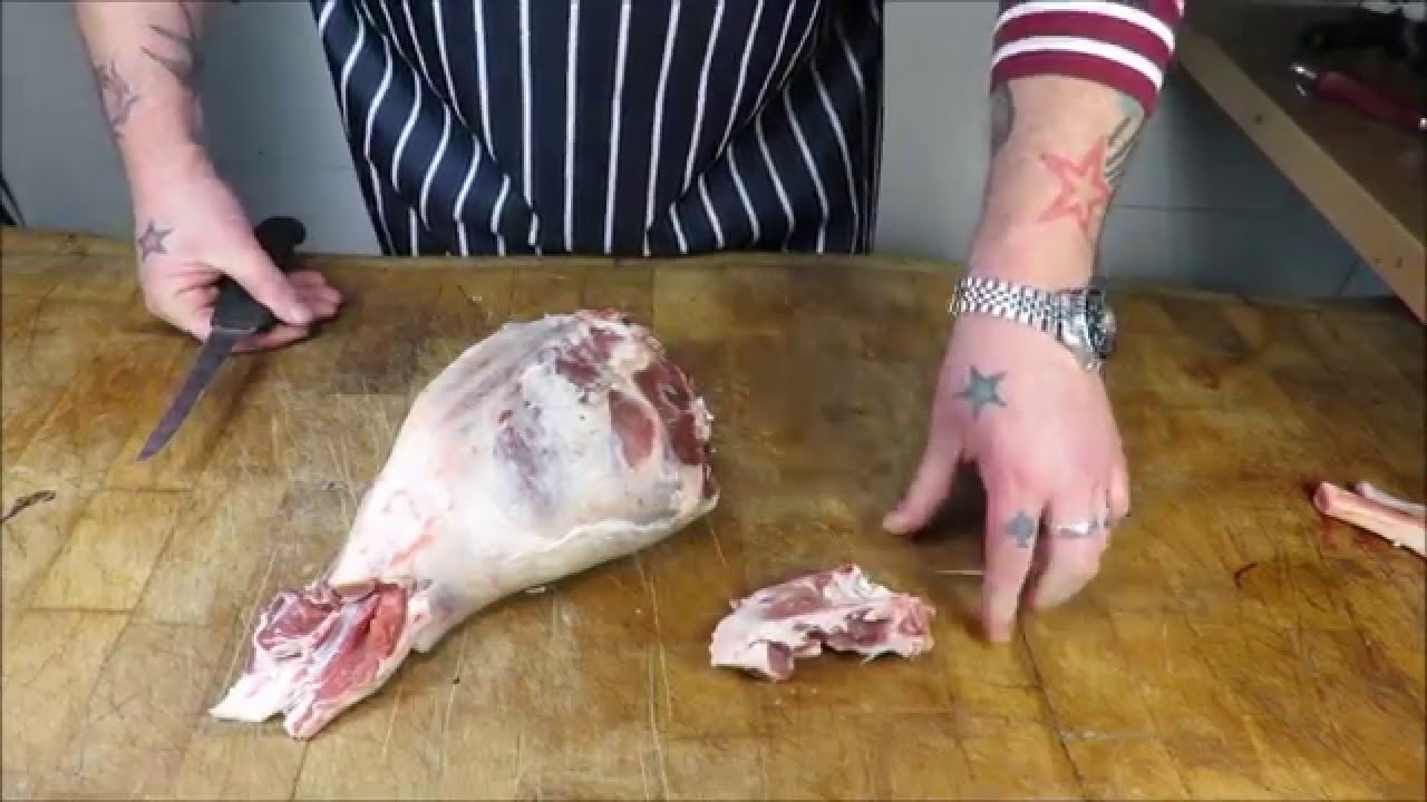 How To De-Bone A leg Of Lamb. TheScottReaProject.