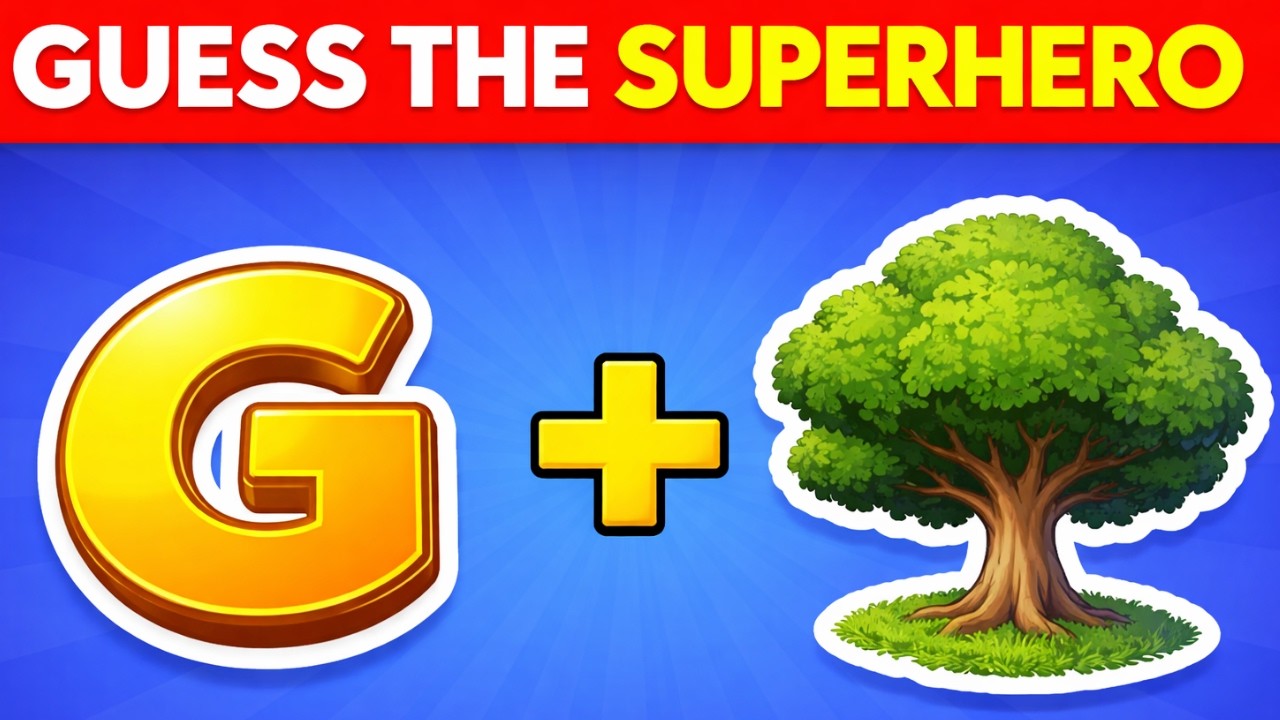 Guess The SUPERHERO By Emoji?⚡ Emoji Quiz 2026 | Quiz TINO